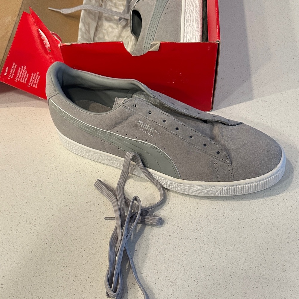 Puma Men's Classic Gray Sneakers